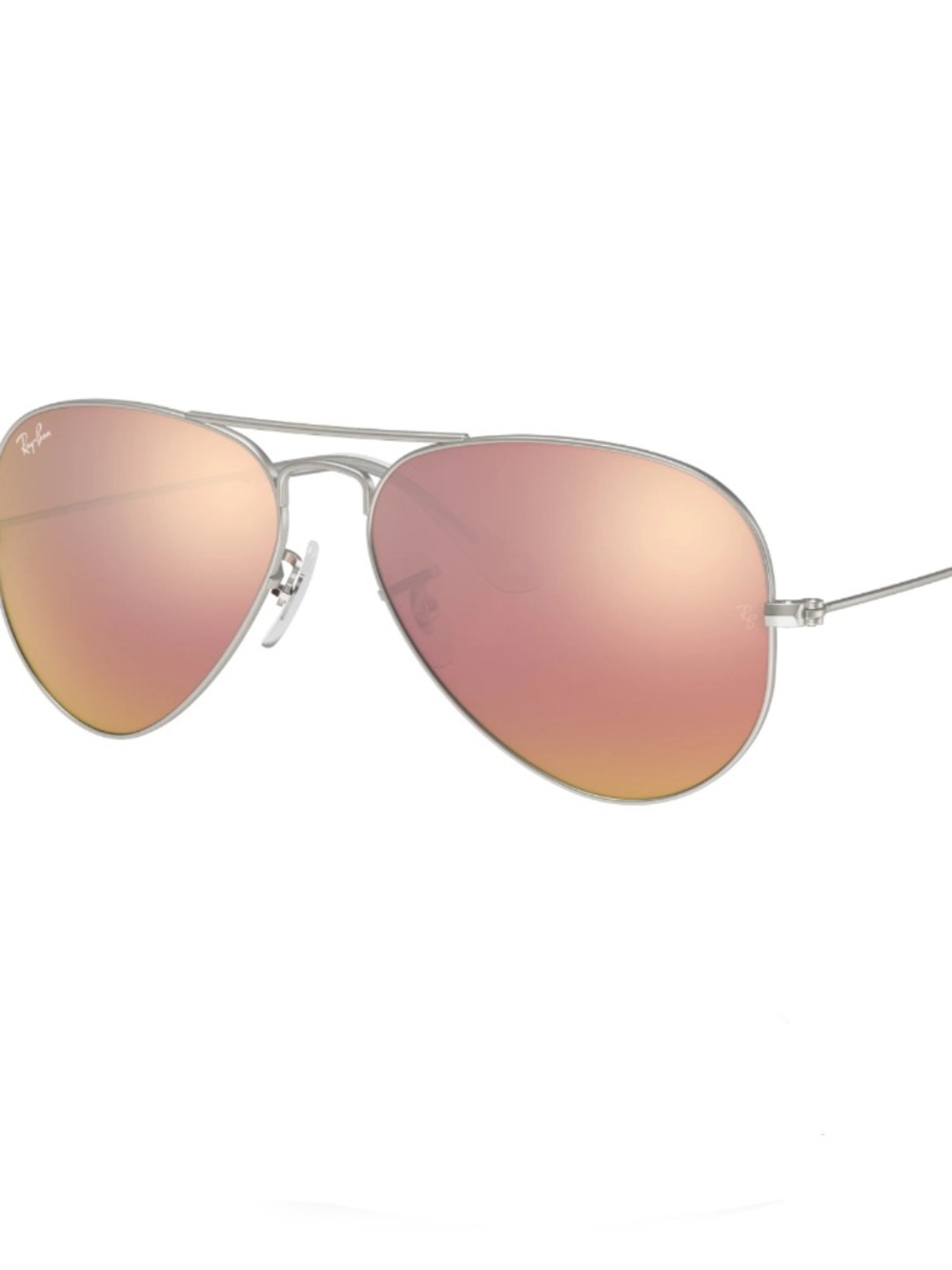 Ray-Ban Aviator Sunglasses in Pink Mirror